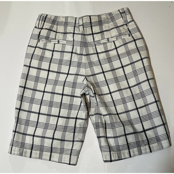ANERiCAN EAGLE OUTFITTERS Longboard Shorts Men’s 26 Black and White Plaid0 - Picture 2 of 5